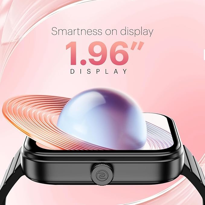 Noise Pulse 3 1.96'' Display, BT Calling, 100 Sports Modes, 150+ Watchfaces Smartwatch  (Mocha Brown Strap, Regular)