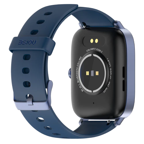 Noise Colorfit Icon 2 1.8'' Display with Bluetooth Calling, AI Voice Assistant Smartwatch  (Blue Strap, Regular)