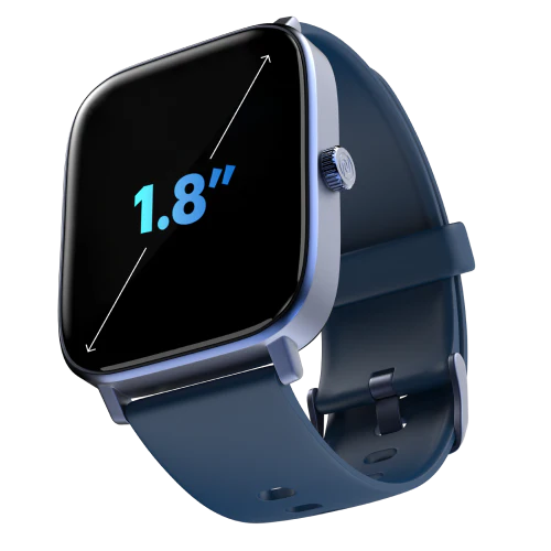 Noise Colorfit Icon 2 1.8'' Display with Bluetooth Calling, AI Voice Assistant Smartwatch  (Blue Strap, Regular)