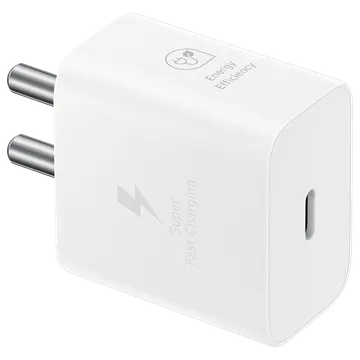 Samsung Original 25W Type-C Travel Adaptor Without Cable, White
