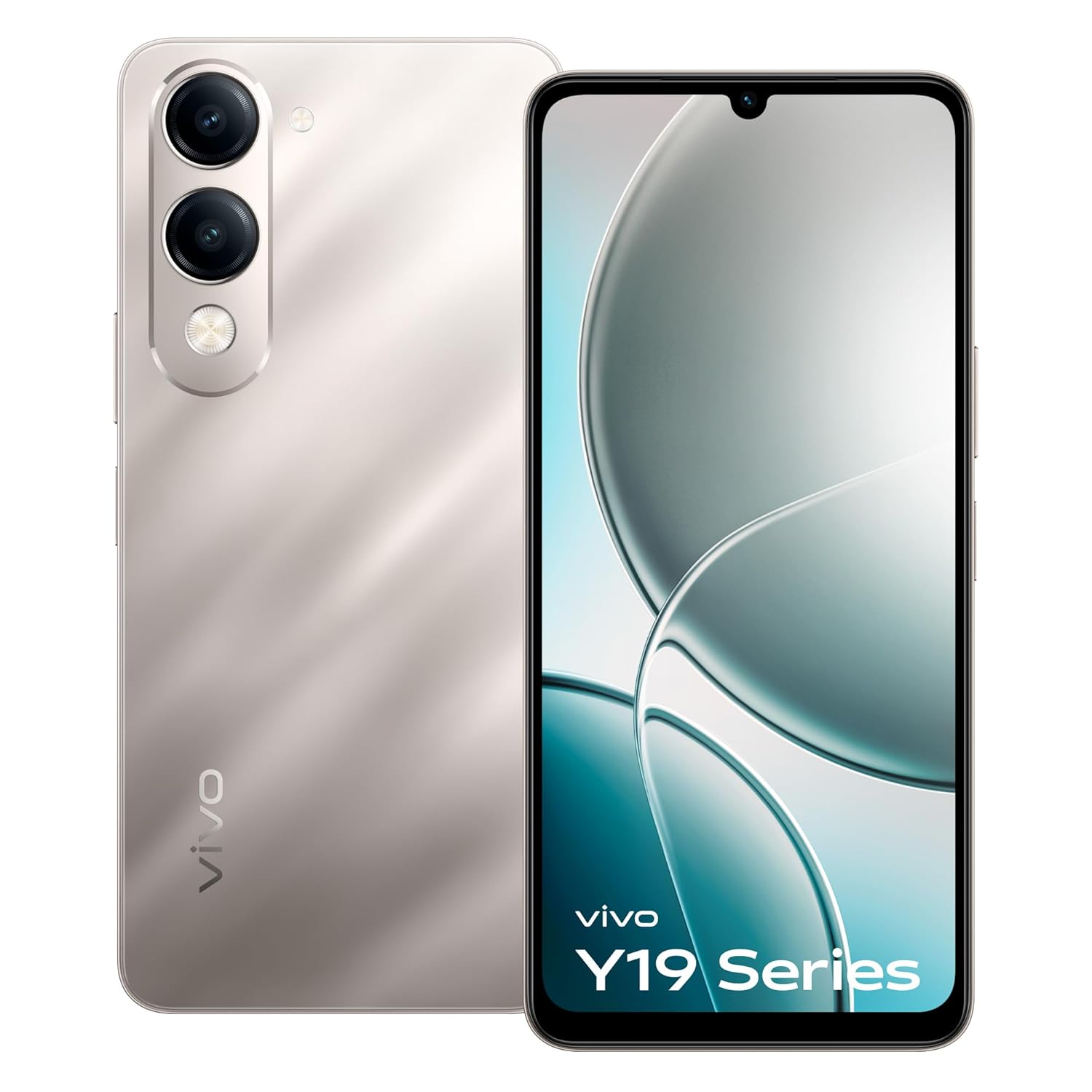 Vivo Y19e (Titanium Silver, 4GB RAM, 64GB Storage)