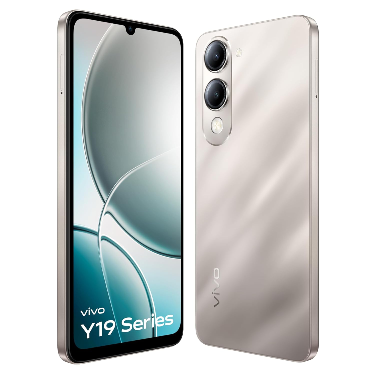 Vivo Y19e (Titanium Silver, 4GB RAM, 64GB Storage)
