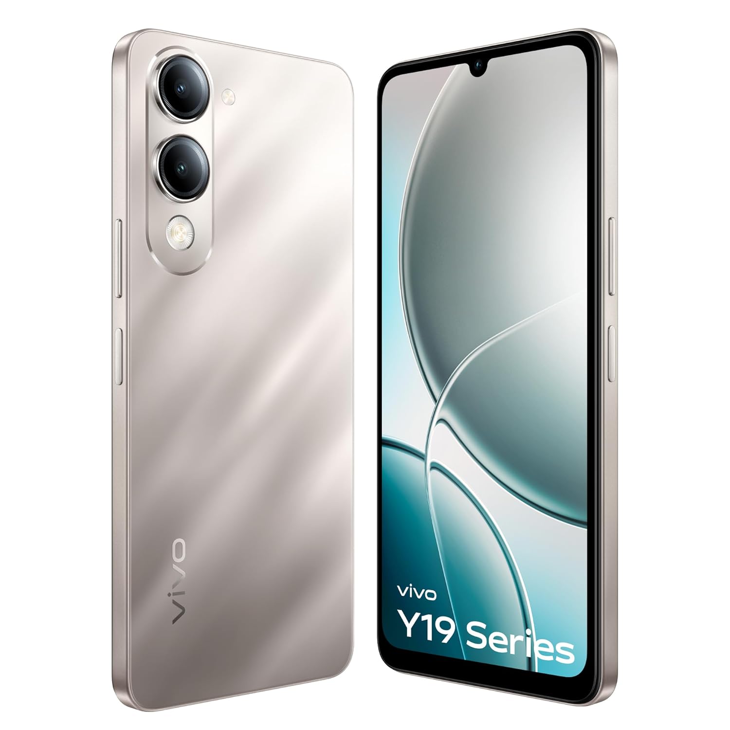 Vivo Y19e (Titanium Silver, 4GB RAM, 64GB Storage)