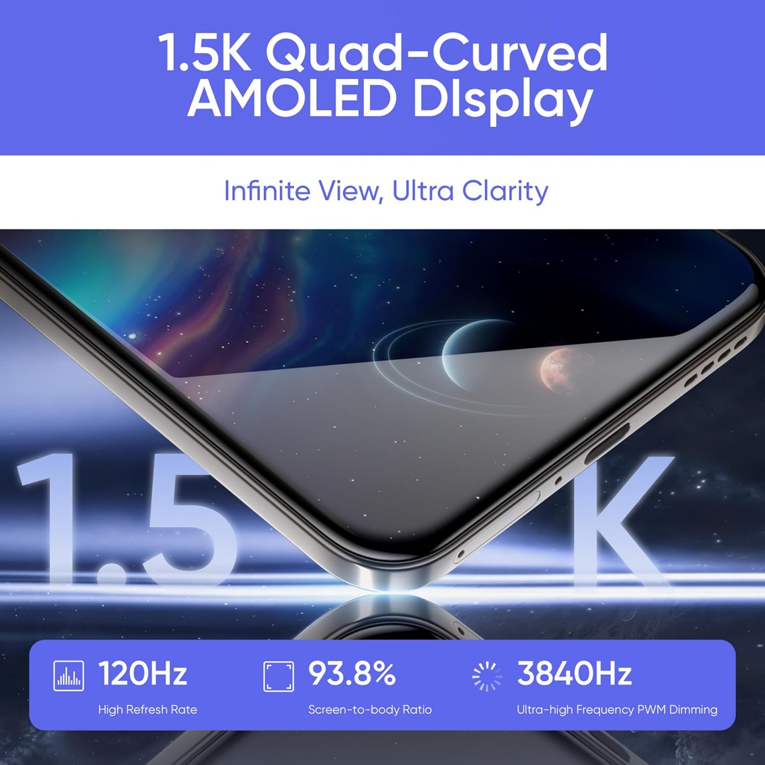 realme P3 Ultra 5G (Neptune Blue, 128 GB)  (8 GB RAM)