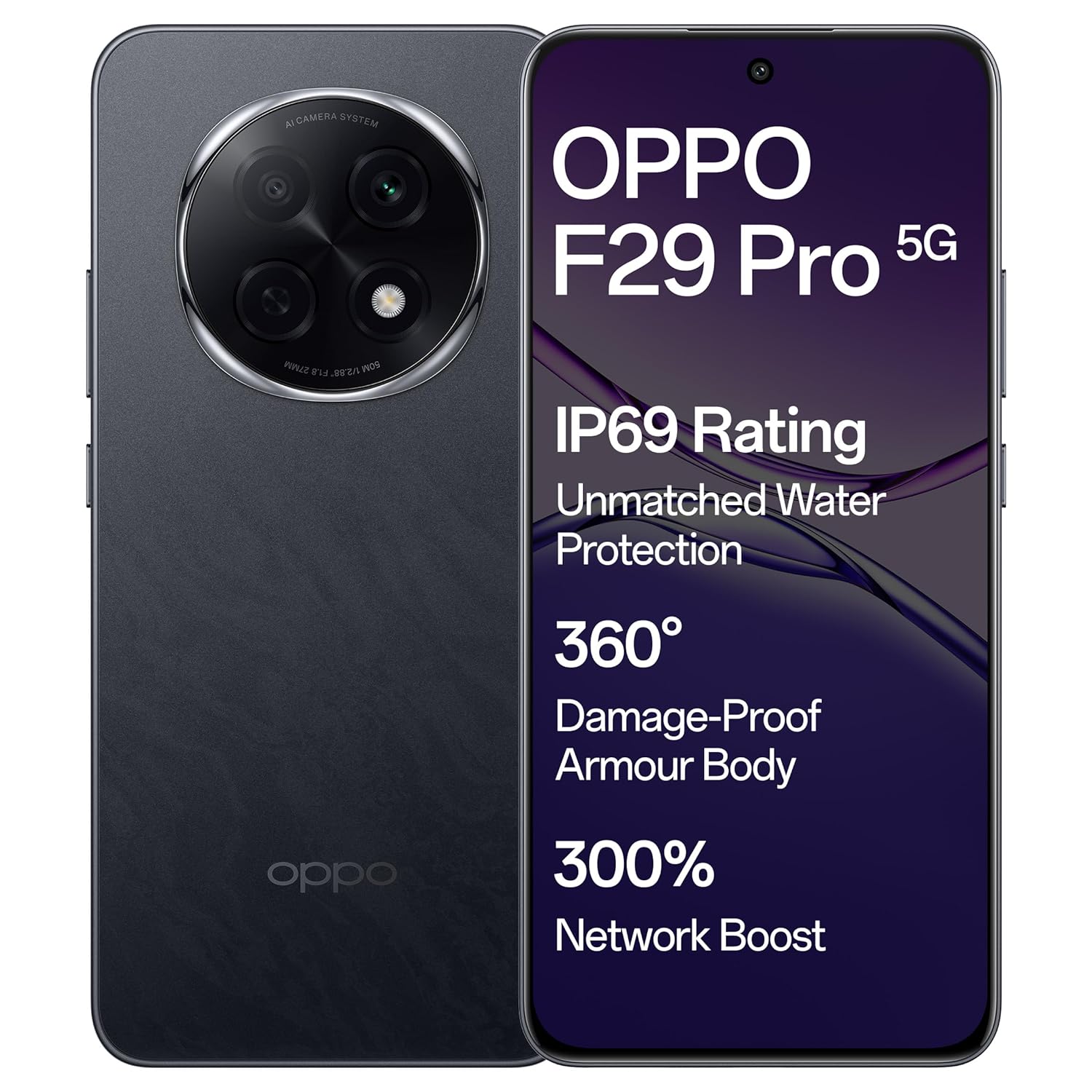 OPPO F29 Pro 5G (Granite Black, 128 GB)  (8 GB RAM)