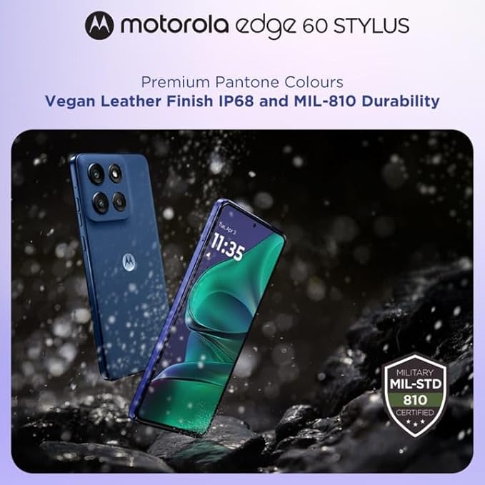 MOTOROLA Edge 60 Stylus (PANTONE Surf the Web, 256 GB)  (8 GB RAM)