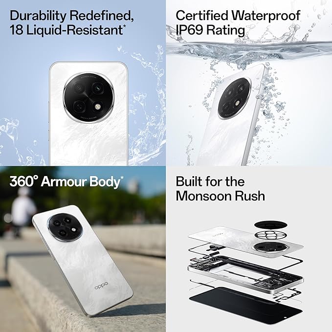 OPPO F29 Pro 5G (Marble White, 256 GB)  (12 GB RAM)