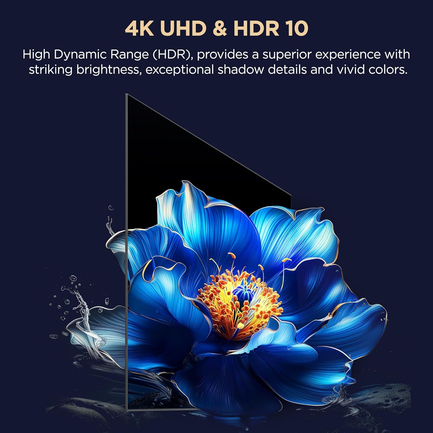 TCL 138 cm (55 inch) Ultra HD (4K) LED Smart Google TV 2025 Edition with MEMC | Dolby Vision-Atmos | HVA Panel & Metallic Bezel-Less  (55V6C)