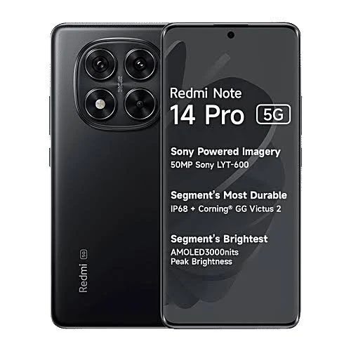 REDMI Note 14 Pro 5G (Titan Black, 128 GB) (8 GB RAM)