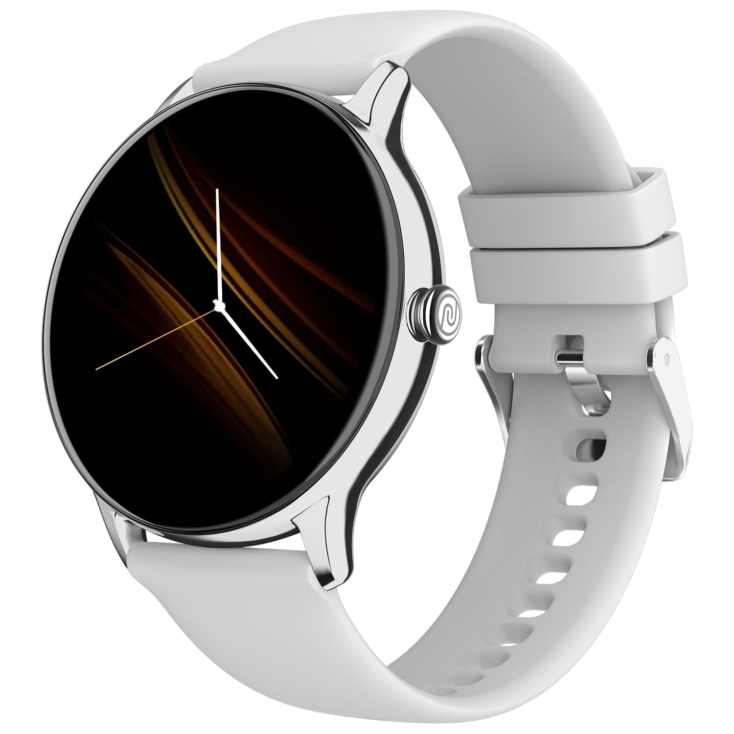 Noise Twist  1.39'' Display, Bluetooth Calling, Metallic Finish, 100 Sports Modes Smartwatch  (Silver Grey Strap, Regular)