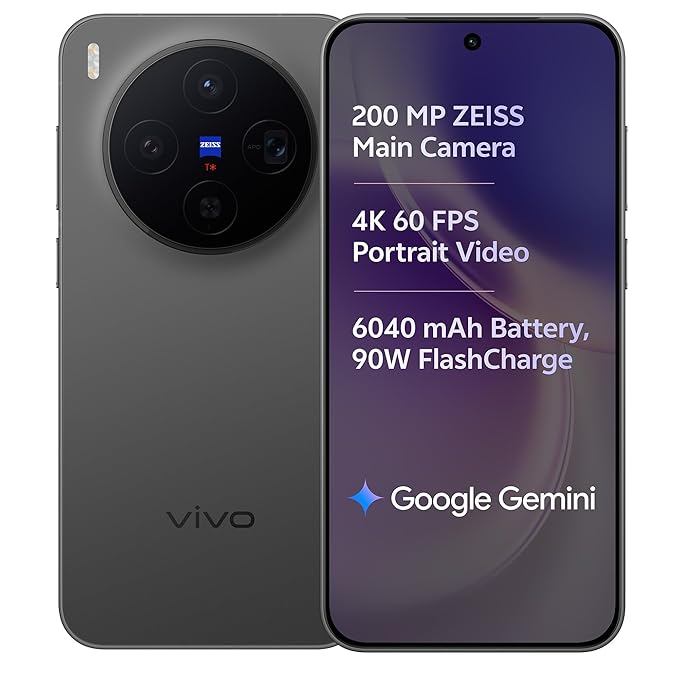 Vivo X300 (Elite Black, 512 GB) (12 GB RAM)
