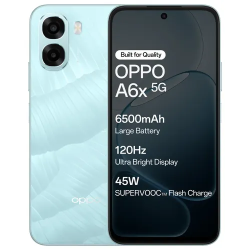 OPPO A6x 5G (Ice Blue, 128 GB)  (6 GB RAM)
