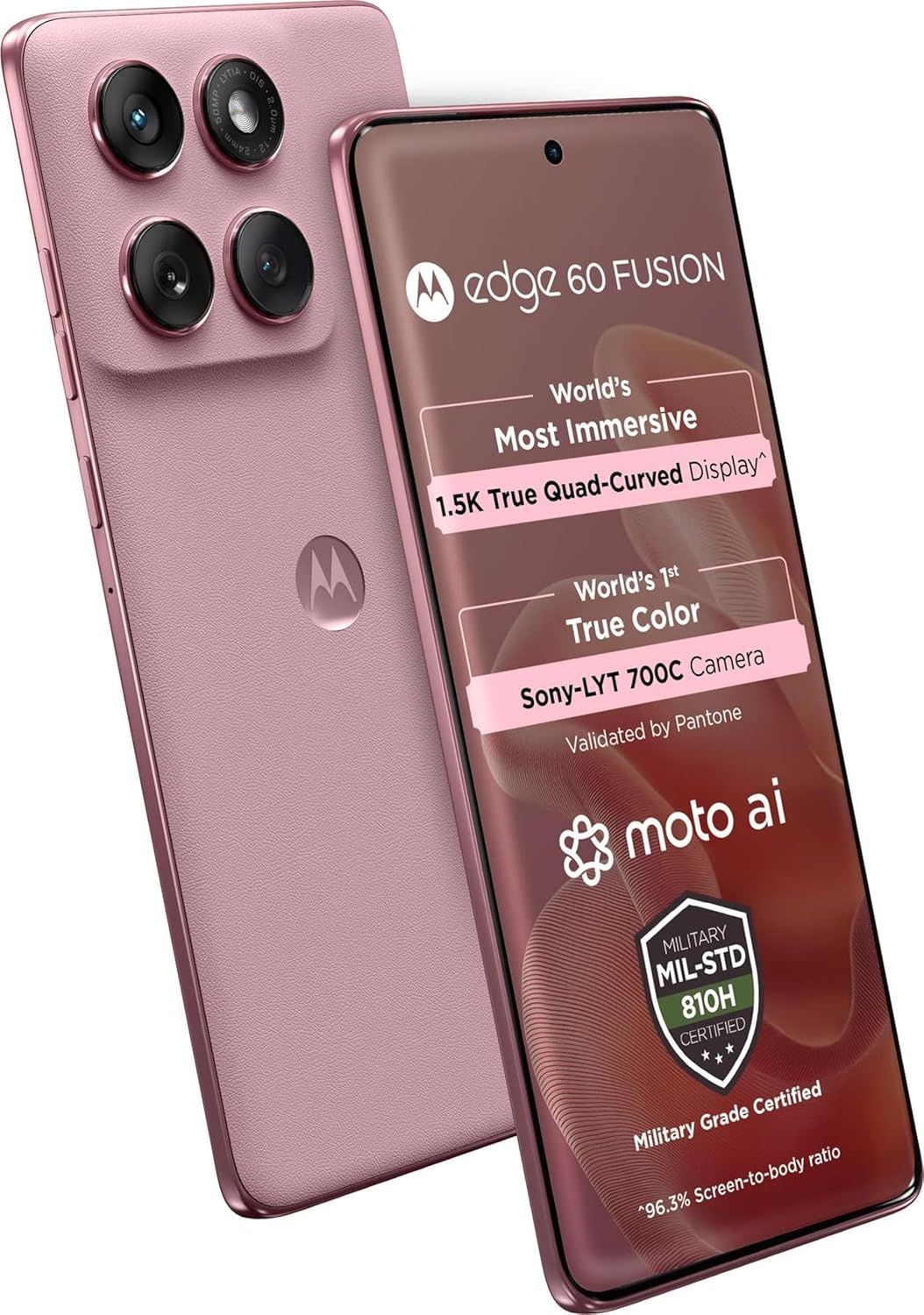 MOTOROLA Edge 60 Fusion 5G (PANTONE Zephyr, 256 GB)  (8 GB RAM)