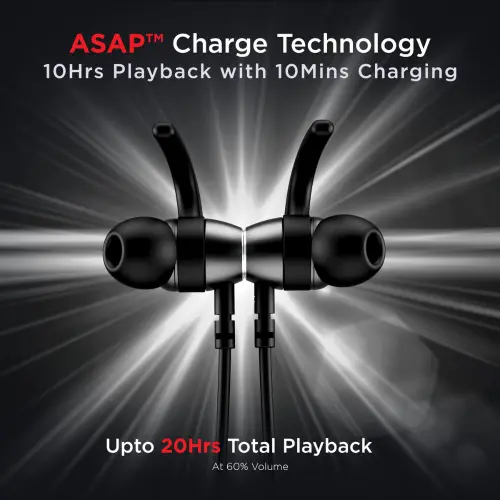 boAt Rockerz 238 Bluetooth  (Black In the Ear)