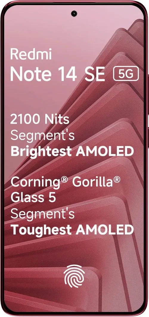 REDMI Note 14 SE 5G (Crimson Art, 128 GB) (6 GB RAM)