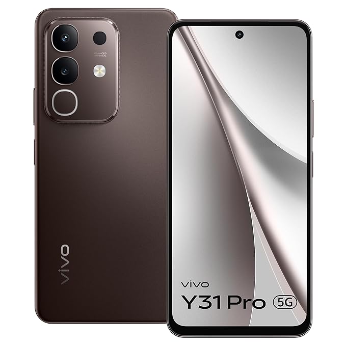vivo Y31 Pro 5G (Mocha Brown, 128 GB)  (8 GB RAM)