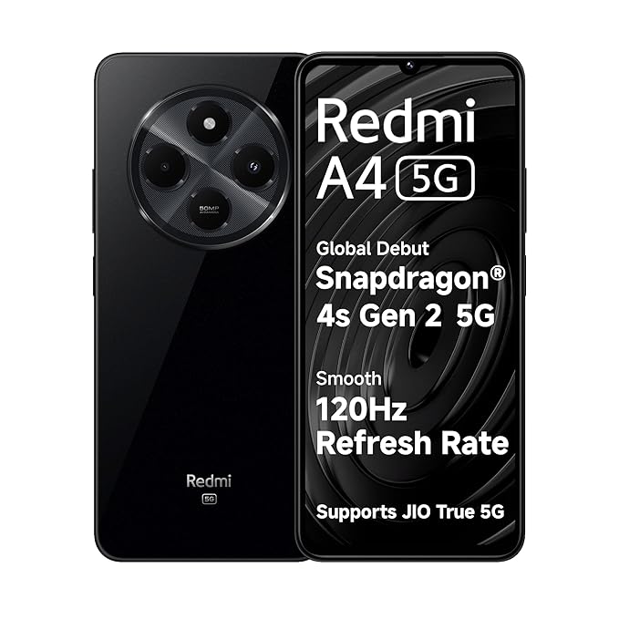 REDMI A4 (Starry Black, 128 GB) (4 GB RAM)