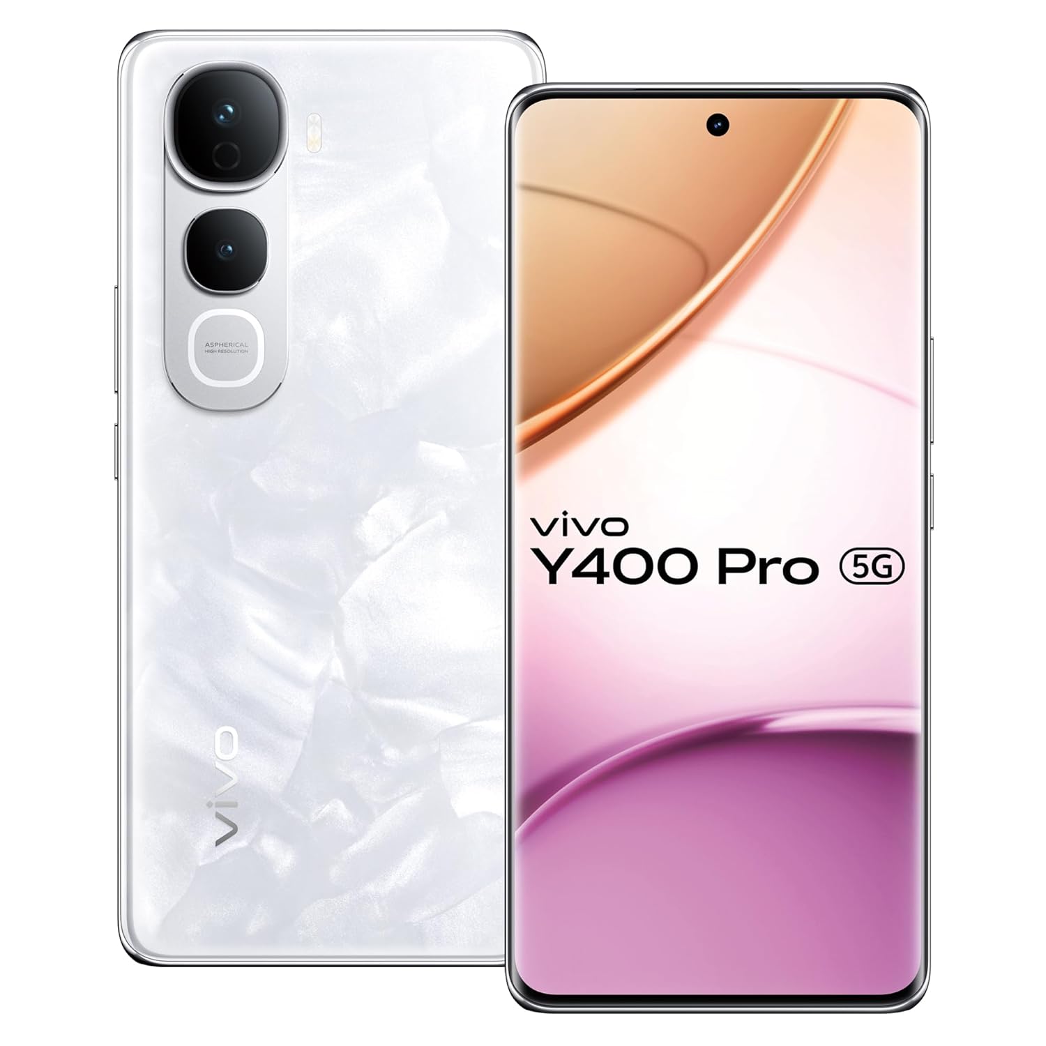 vivo Y400 Pro 5G (Freestyle White, 256 GB)  (8 GB RAM)