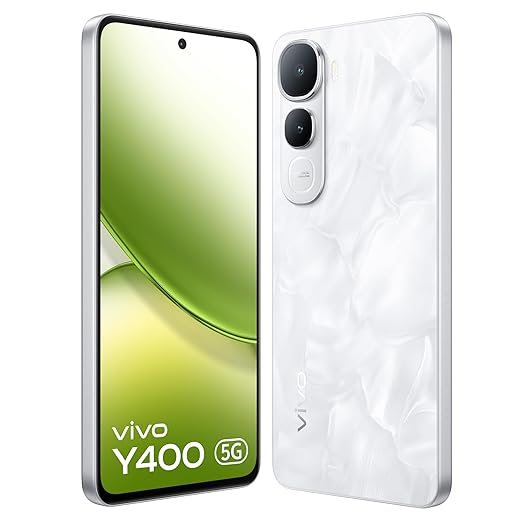 vivo Y400 5G (Glam White, 128 GB)  (8 GB RAM)