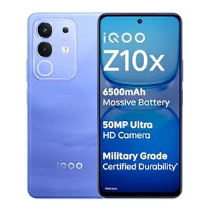 IQOO Z10X 5G (Ultramarine, 256 GB)  (8 GB RAM)