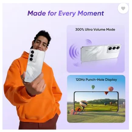 realme P3 Lite 5G Charger in the Box (Purple Blossom, 128 GB)  (4 GB RAM)