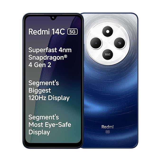 REDMI 14C 5G (Starlight Blue, 128 GB)  (4 GB RAM)