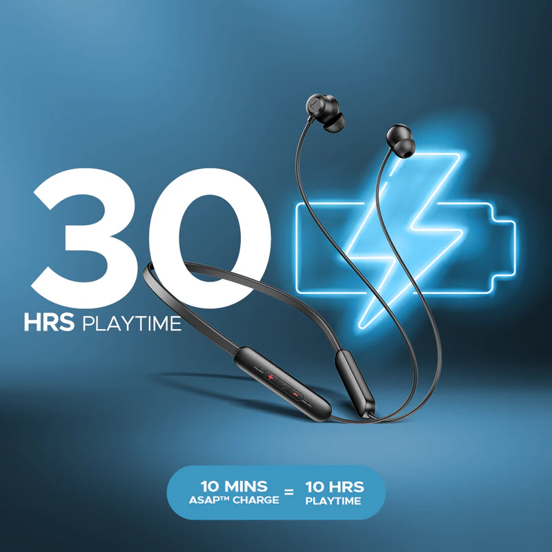 boAt Rockerz Summit Bluetooth  (Black, In the Ear)