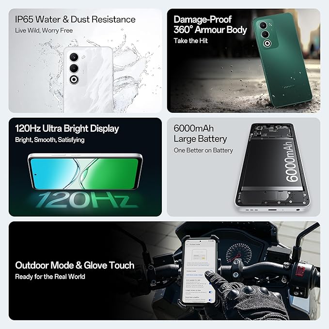 OPPO A5 5G (Mist White, 128 GB)  (6 GB RAM)