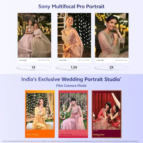 Vivo V50e 5G (Sapphire Blue, 128 GB) (8 GB RAM)