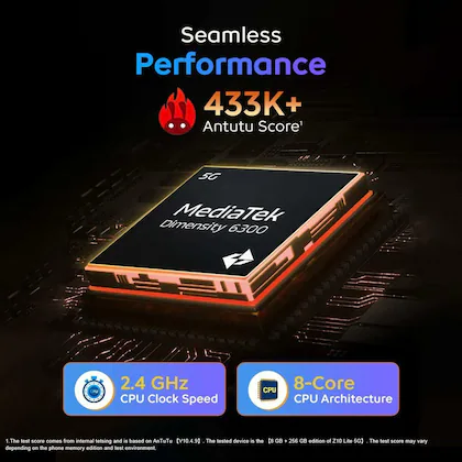 IQOO Z10 Lite 5G (Titanium Blue, 128 GB) (6 GB RAM)