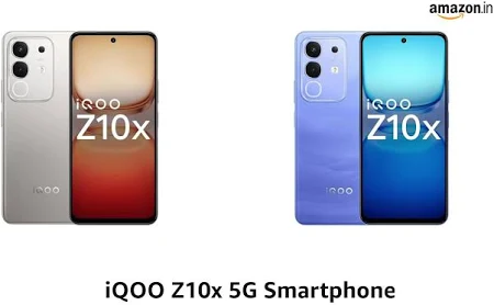 IQOO Z10X 5G (Titanium, 128 GB)  (6 GB RAM)