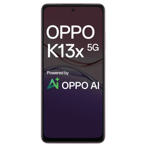 OPPO K13x 5G 6000mAh and 45W SUPERVOOC Charger & AI (Sunset Peach, 128 GB)  (4 GB RAM)