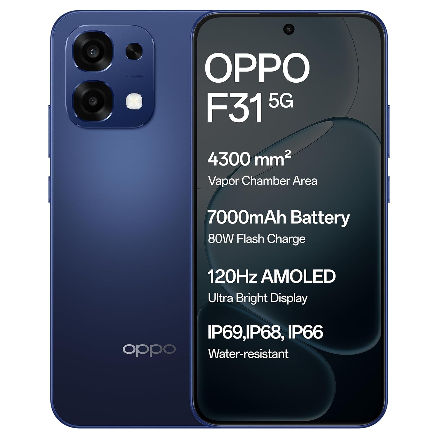 OPPO F31 5G (Midnight Blue, 128 GB)  (8 GB RAM)