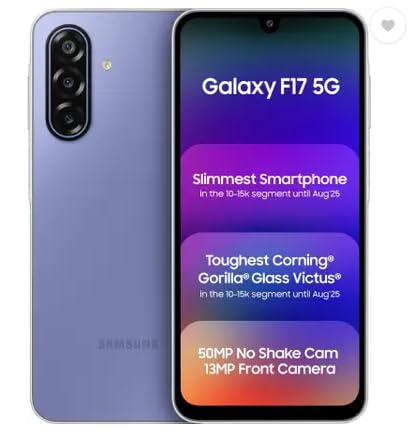 Samsung Galaxy F17 5G (Violet Pop, 128 GB) (4 GB RAM)
