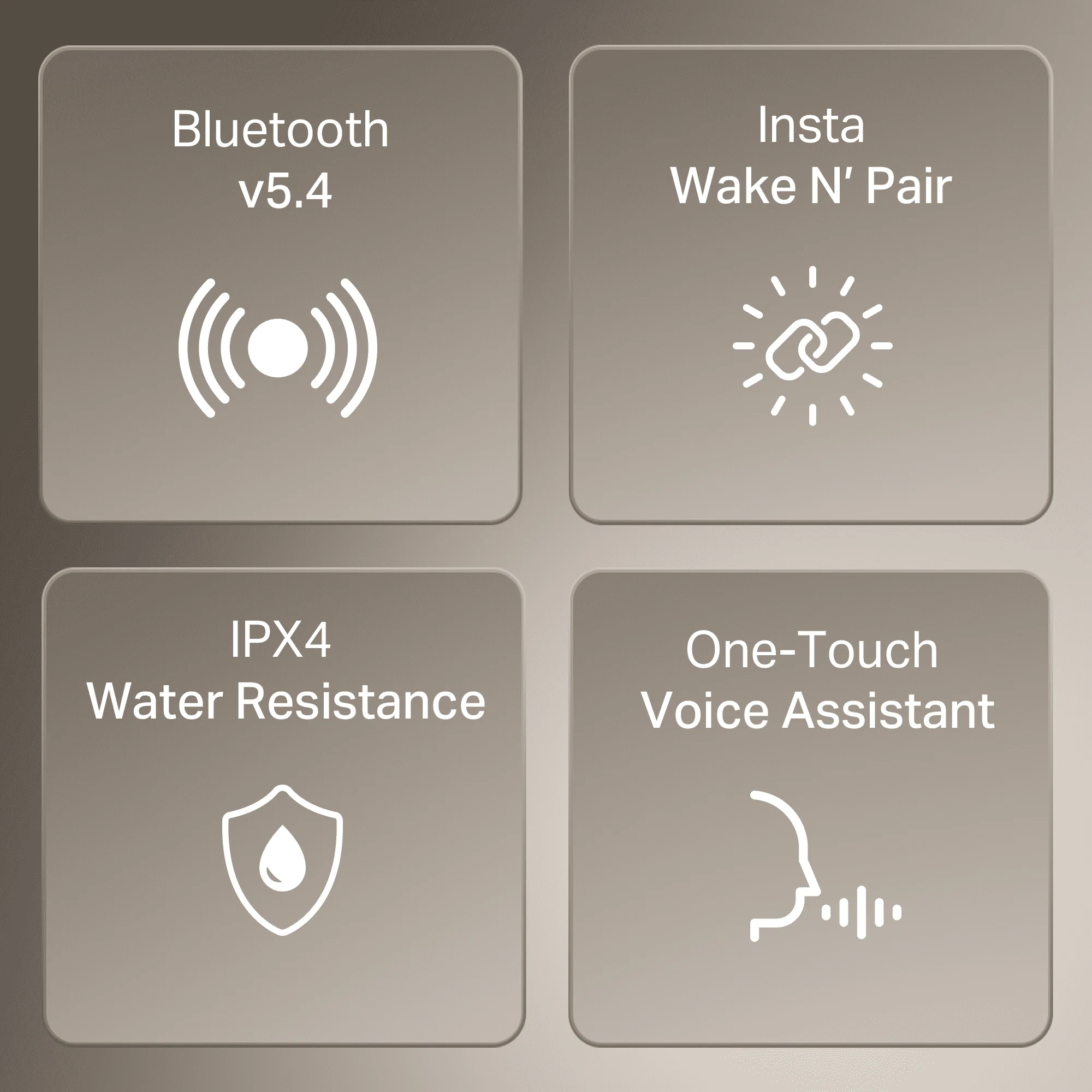 SAIBABA Airdopes 141/145 With USB-C Charge & 24 Hrs Playback Bluetooth  (White, True Wireless)