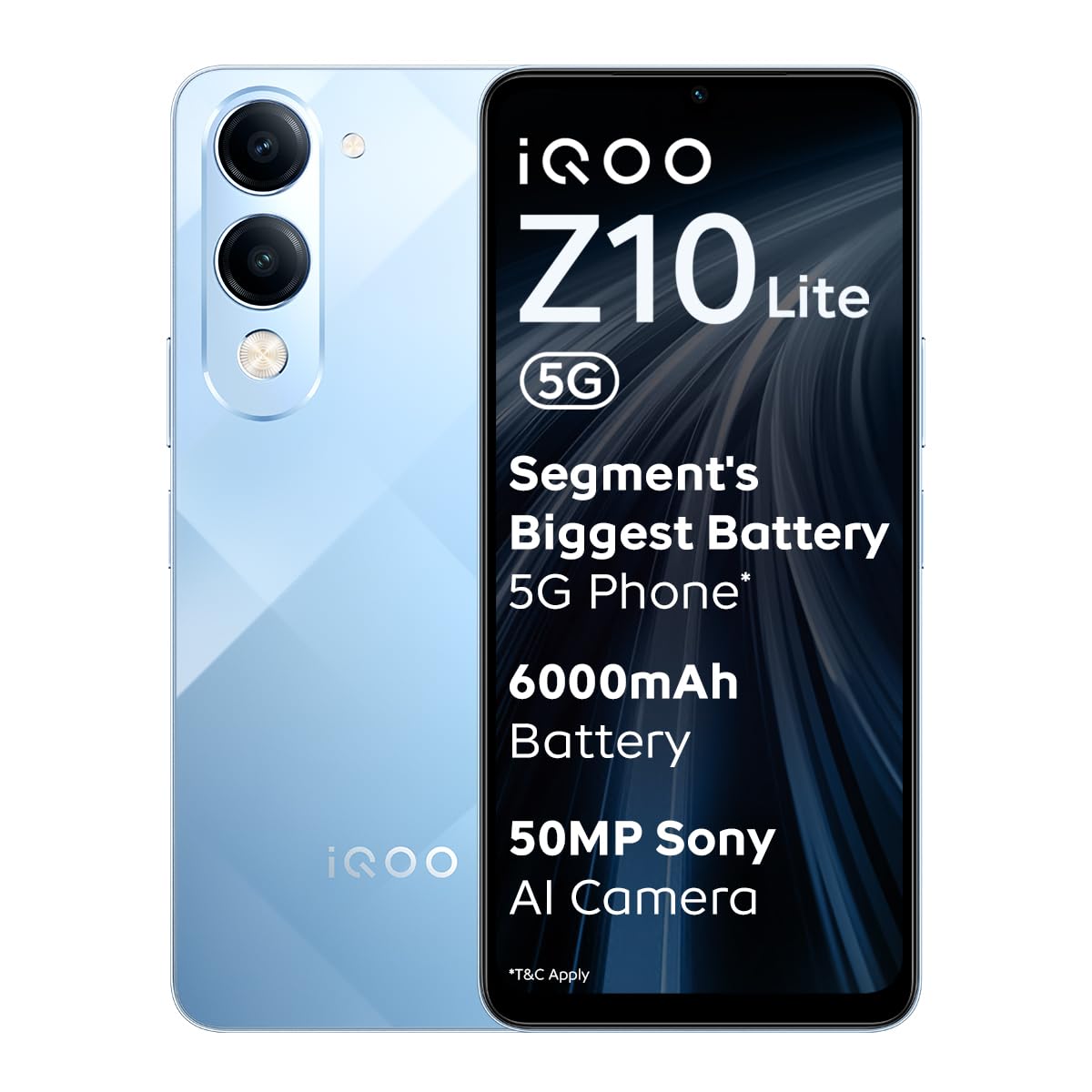 IQOO Z10 Lite 5G (Titanium Blue, 128 GB)  (6 GB RAM)