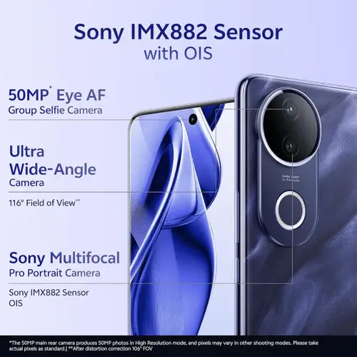 Vivo V50e 5G (Sapphire Blue, 128 GB) (8 GB RAM)