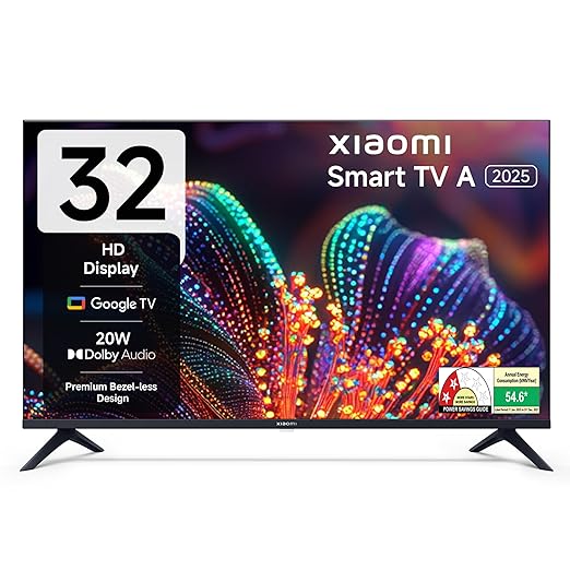 XIAOMI A SERIES 80 cm (32 inch) QLED HD Ready Smart Google TV 2025 Edition