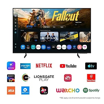Samsung Crystal 4K Infinity Vision 138 cm (55 inch) Ultra HD (4K) LED Smart Tizen TV 2025 Edition with 4K Upscaling | HDR 10+ | Voice Assistance Remote Control |