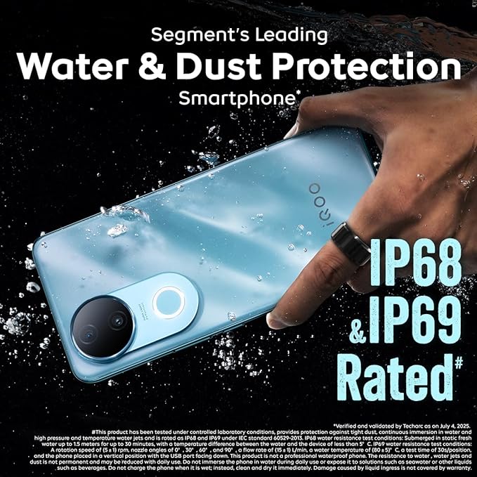 IQOO Z10R 5G (Aquamarine, 128 GB)  (8 GB RAM)