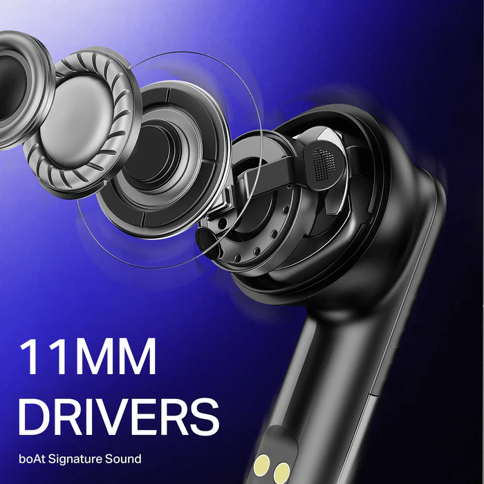 boAt Airdopes Prime 412, AI-ENx Tech, 50 Hour Battery, ASAP Charge,BEAST Mode,BT v5.4 Bluetooth  (Lunar White, In the Ear)