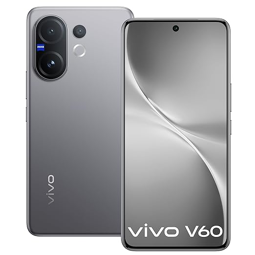 Vivo V60 5G (Mist Gray, 8GB RAM, 256GB Storage)