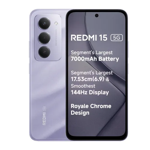 REDMI 15 5G (Sandy Purple, 128 GB) (6 GB RAM)