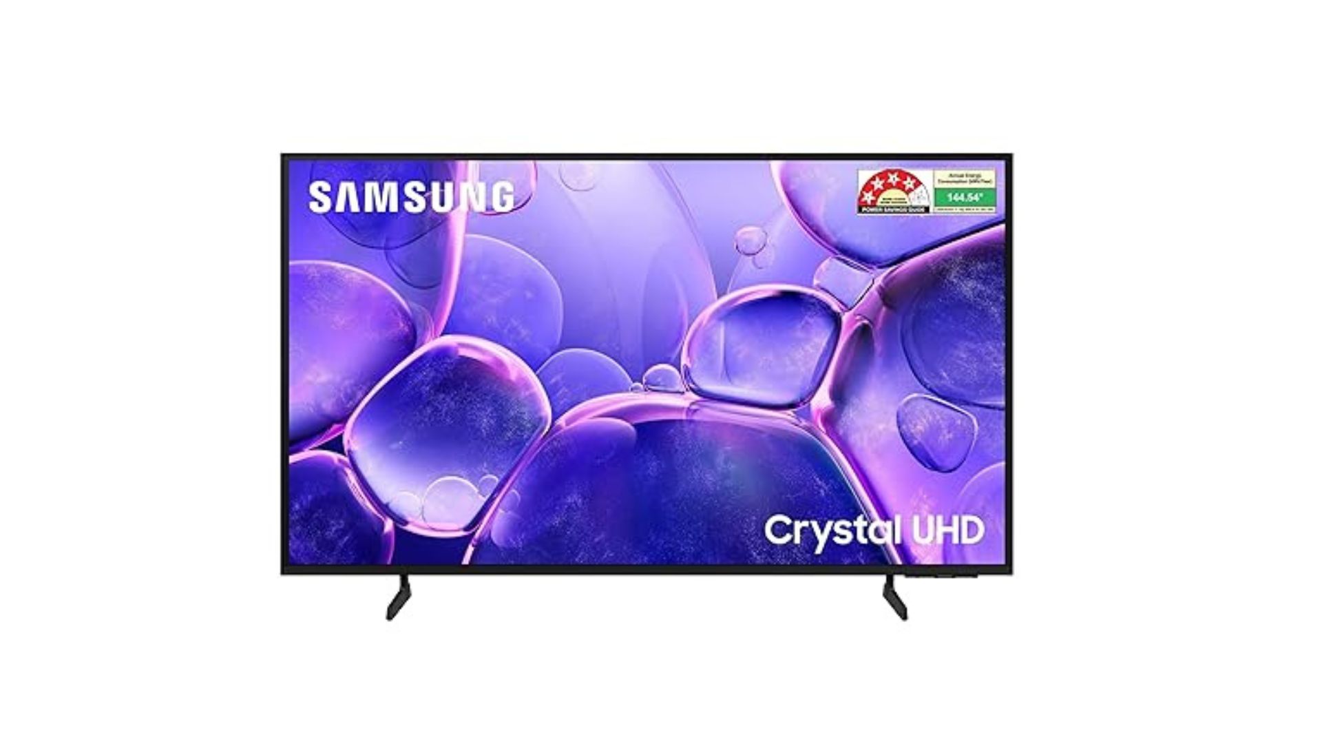 Samsung Crystal 4K Infinity Vision 108 cm (43 inch) Ultra HD (4K) LED Smart Tizen TV 2025 Edition with 4K Upscaling | HDR 10+ | Voice Assistance Remote Control | PurColor | Slim Look | Samsung Knox Security |   (UA43UE84AFULXL)