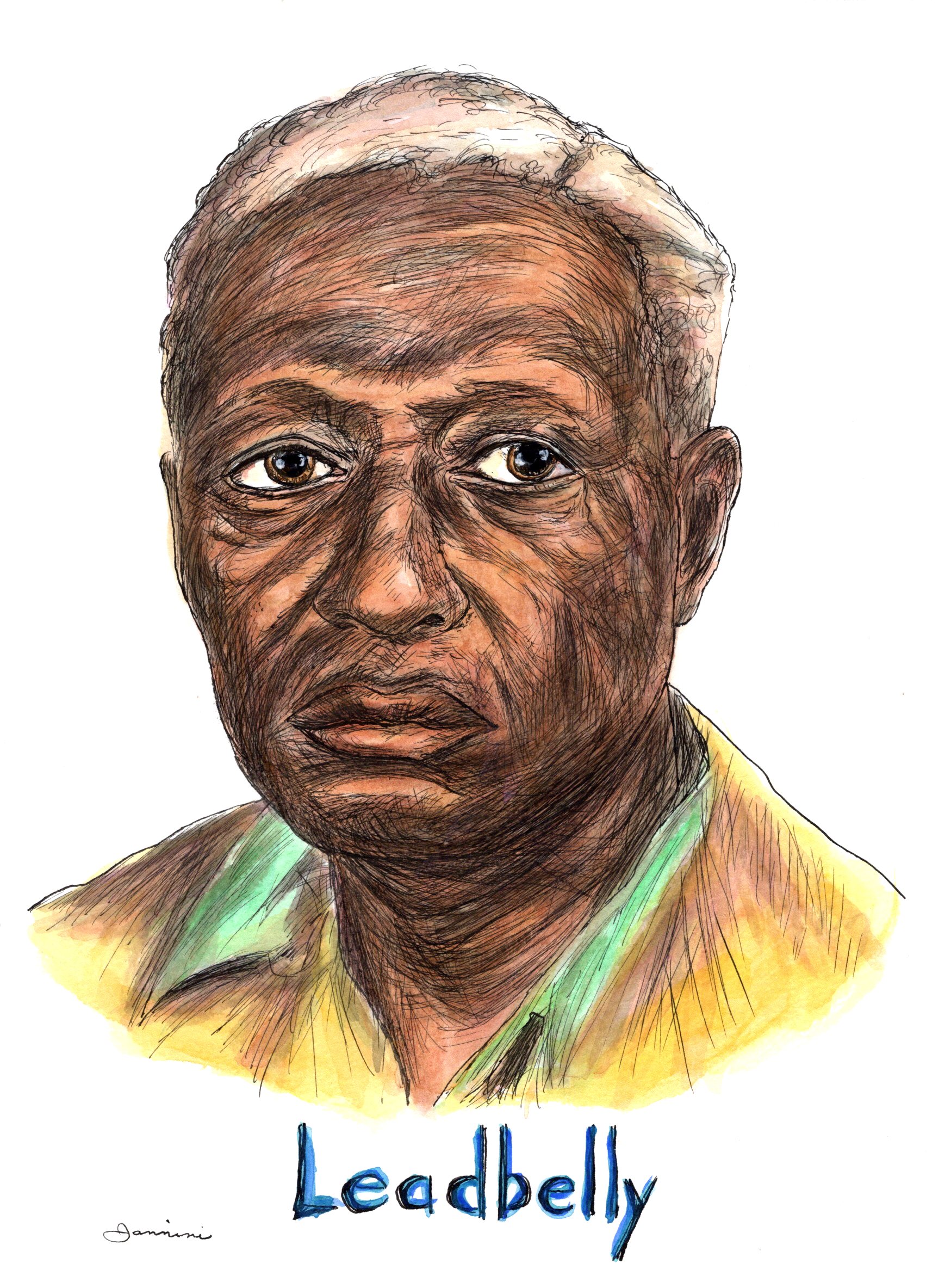 Leadbelly Blues Guitar Legend