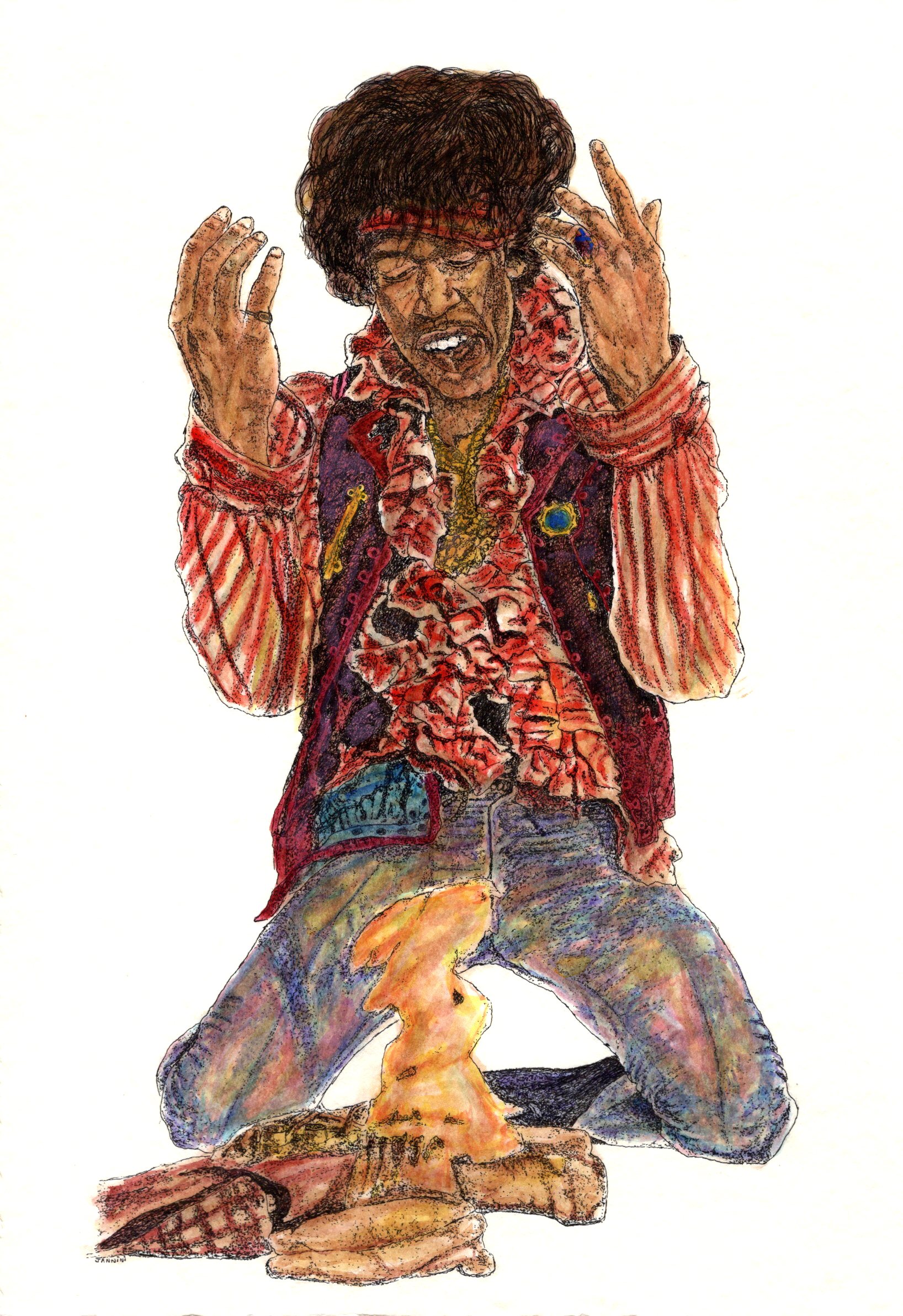 Jimi Hendrix Guitar Legend