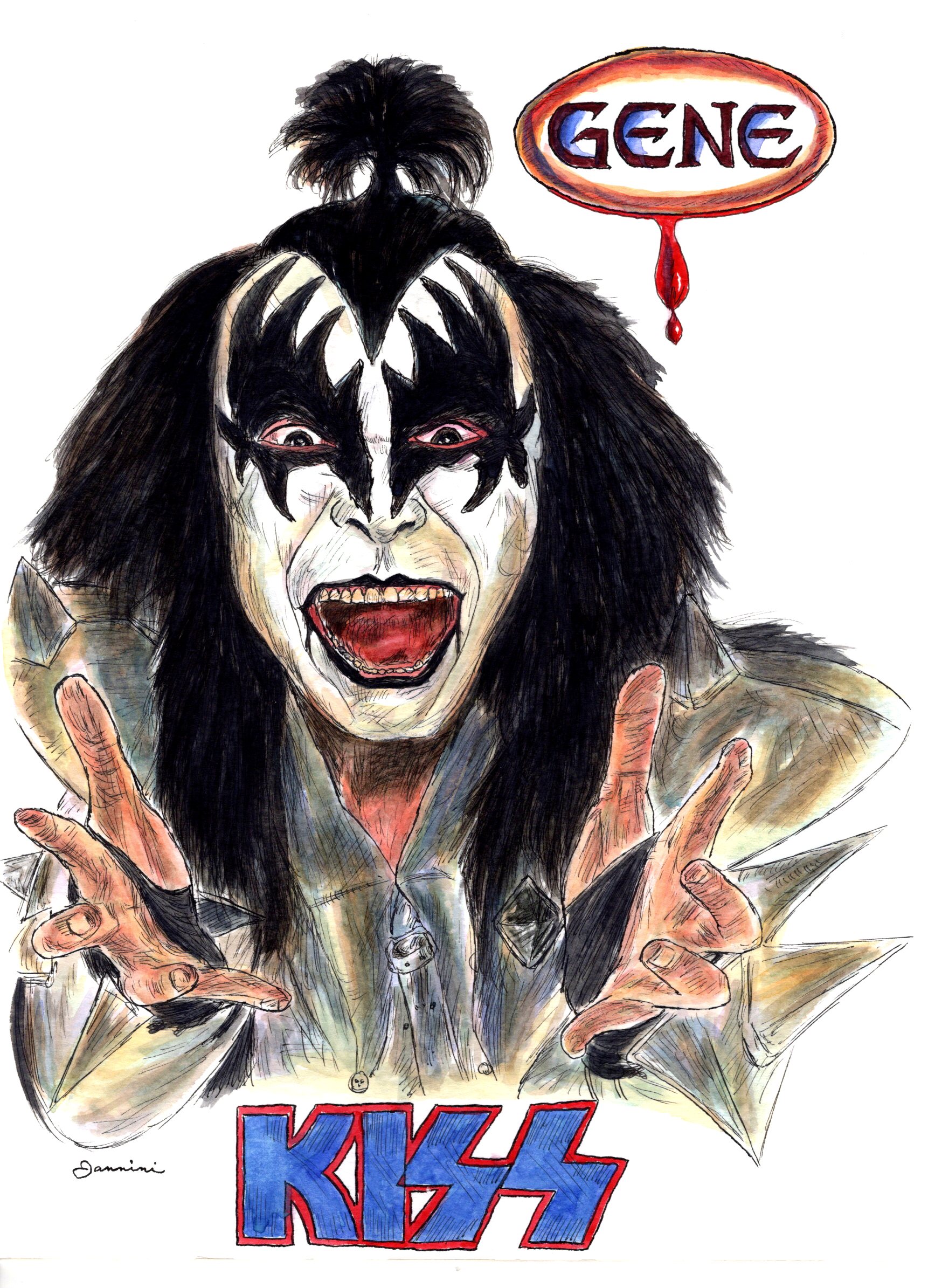 Gene Simmons Kiss Band Legend