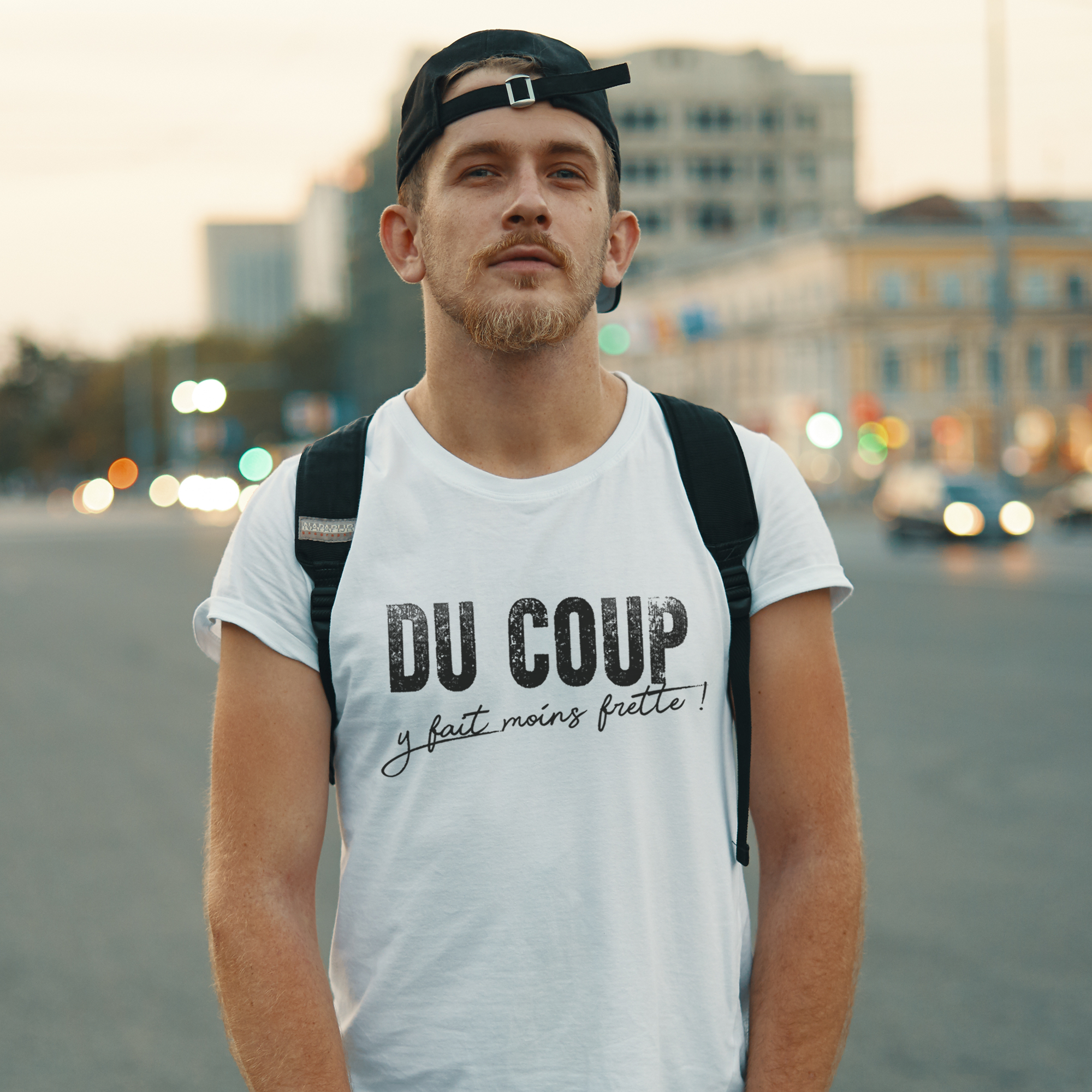 T-shirt "DU COUP y fait moins frette"