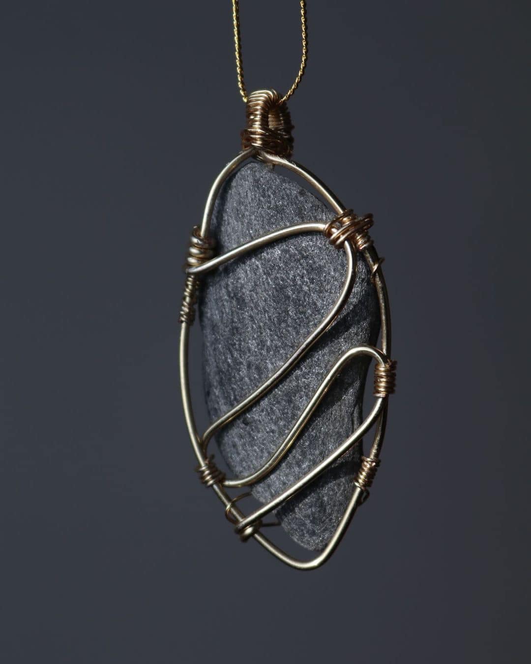 Basalt stone Necklace