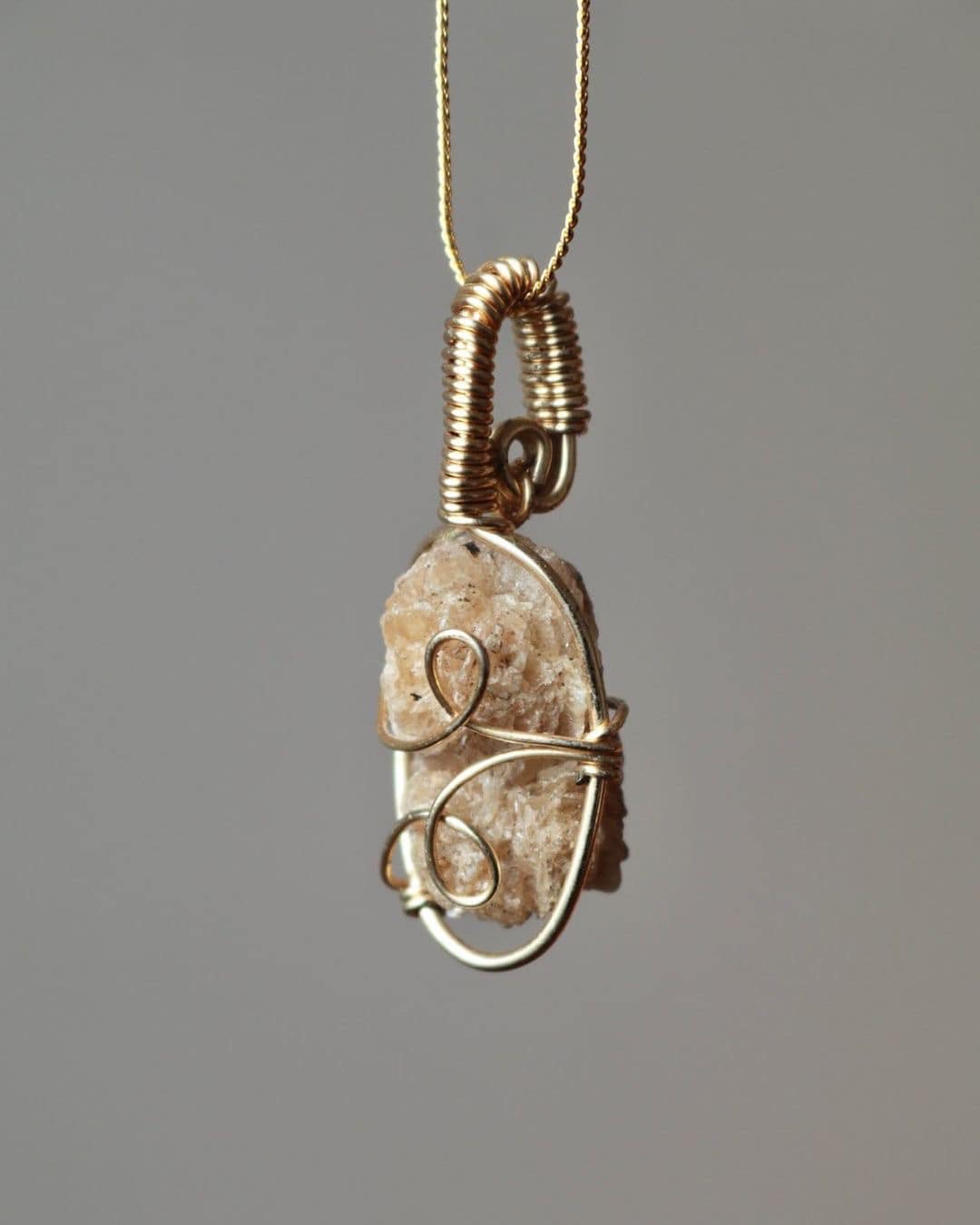 Desert Rose Selenite Necklace